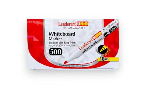 Bút lông bảng cỡ vừa Leaderart LA500 - Hộp 10 chiếc
