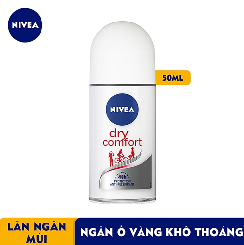 Lăn Ngăn Mùi NIVEA Khô Thoáng 72H (50 ml) - 81611