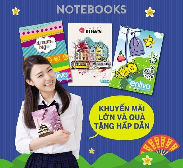 Những mẫu vở Enlivo mới nhất năm 2022