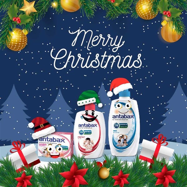 Antabax dưỡng ẩm bảo vệ cả nhà mùa giáng sinh khỏi vi khuẩn
