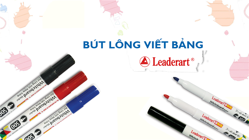 Các dòng bút lông bảng Leaderart phổ biến
