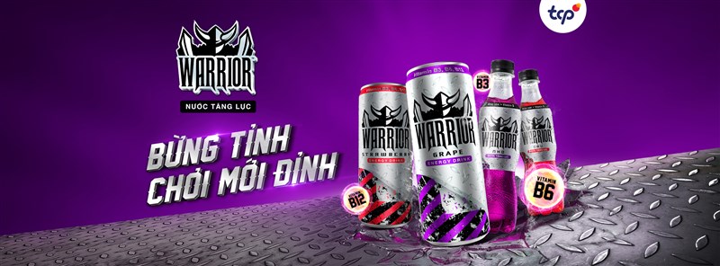 Nước tăng lực Warrior có mấy hương vị?