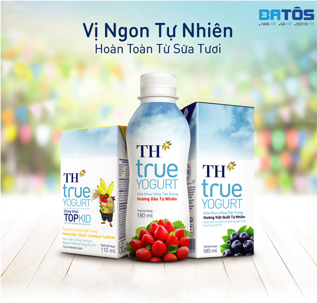 Sử dụng sữa chua uống TH True Yogurt đúng cách