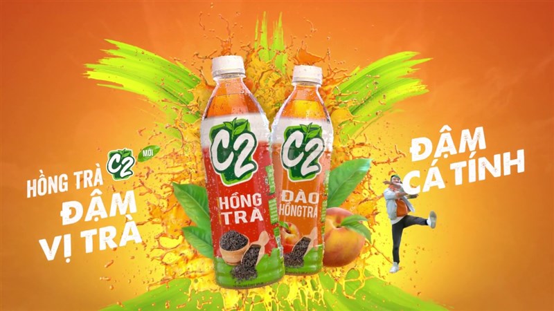 Trà xanh C2 ra mắt 2 hương vị mới đập tan cơn khát mùa hè