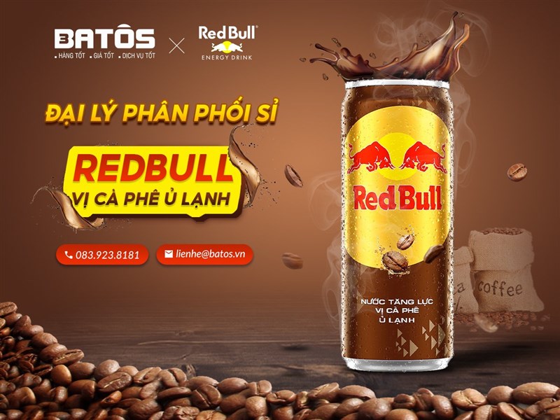 Tìm đại lý - sỉ phân phối nước tăng lực Redbull vị cà phê ủ lạnh