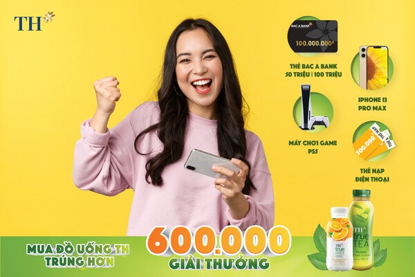 Cơ hội trúng 600.000 giải thưởng lớn khi uống TH hè này (Từ 20/4 - 14/7)