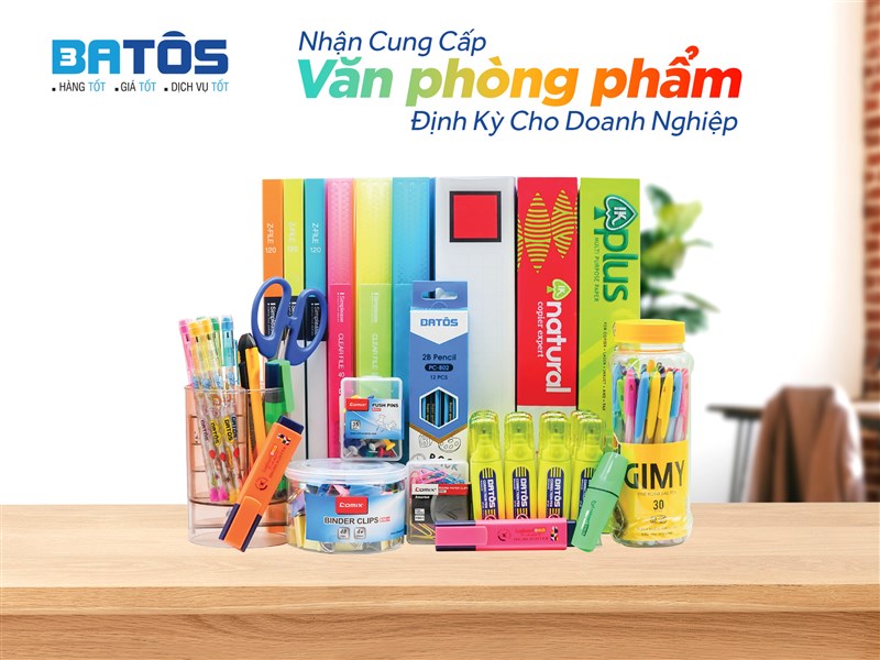 Nhận cung cấp văn phòng phẩm định kỳ cho doanh nghiệp