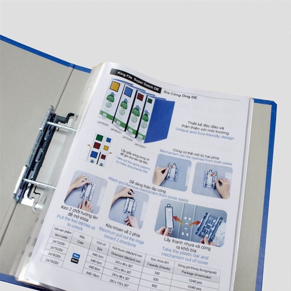 Tìm hiểu về đặc điểm cấu tạo của bìa lỗ văn phòng 