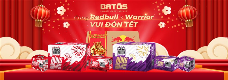 Nước tăng lực Warrior phiên bản Tết năng lượng