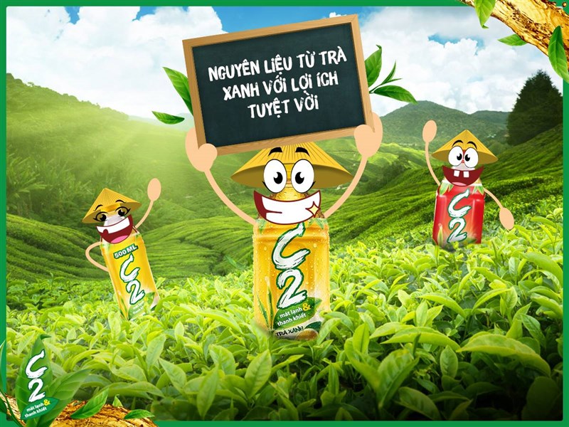 Tăng đề kháng sống khỏe mỗi ngày với thức uống C2