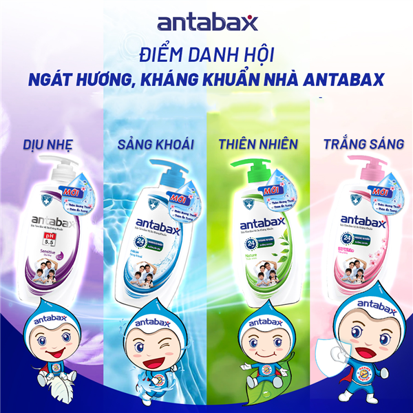 Sữa tắm Antabax Bảo Vệ Khỏi Vi Khuẩn: Bảo Vệ Vượt Trội 