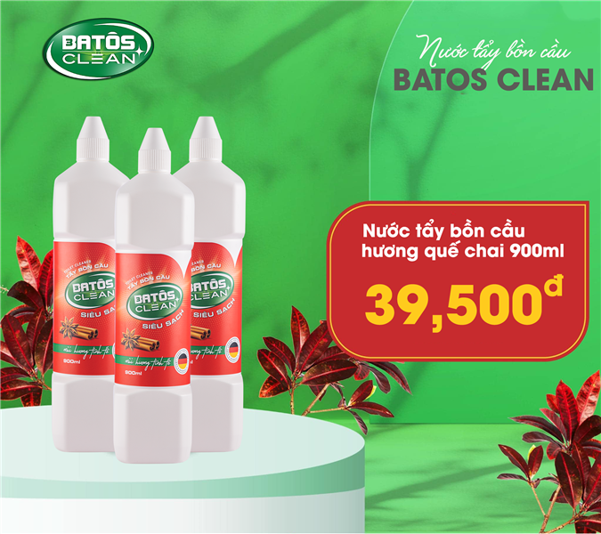 Nước tẩy rửa đa năng Batos Clean dọn sạch kin kín cho ngày tết mới