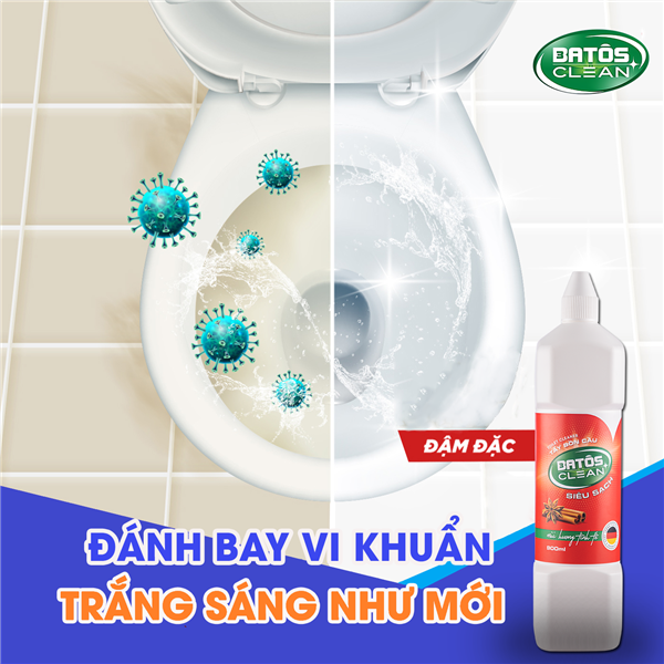 Giải pháp giúp toilet luôn trắng sáng như mới