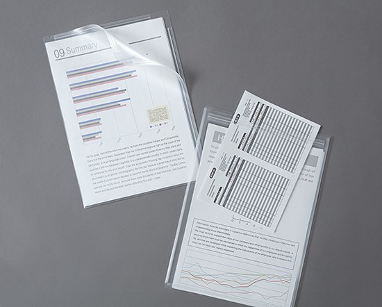 Túi zipper King Jim - giải pháp bảo vệ tài liệu văn phòng