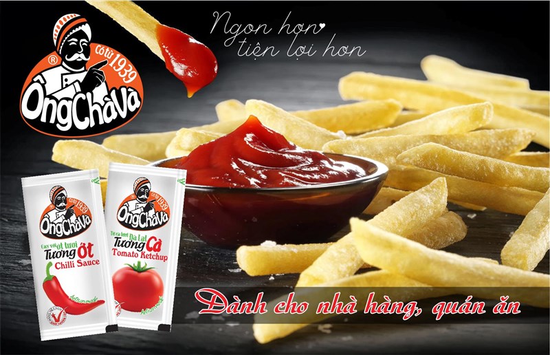 Tương ớt, tương cà gói nhỏ, tiện lợi cho quán ăn, gia đình 
