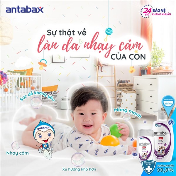 Lợi ích 4 trong 1 từ sữa tắm Antabax