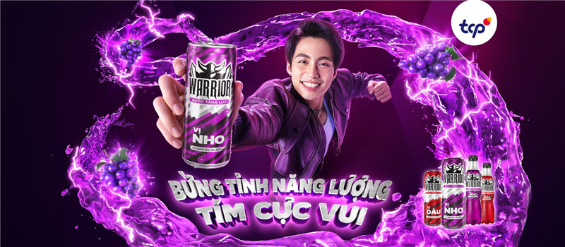 Lấy lại năng lượng sau ngày dài mất sức bằng nước tăng lực Warrior