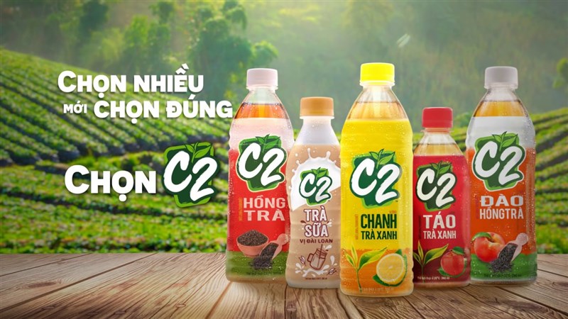 Đập tan cơn khát mùa hè với nước giải khát C2