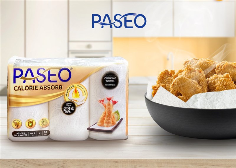 Dọn dẹp bếp đơn giản, nhanh chóng với khăn giấy lau bếp đa năng Paseo