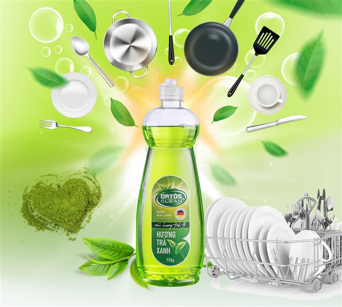 Nước rửa chén Batos Clean diệt khuẩn hiệu quả, được bà nội trợ tin dùng