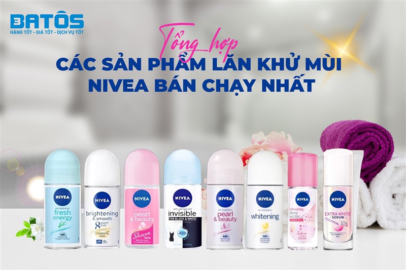 Tổng hợp các sản phẩm lăn khử mùi Nivea bán chạy nhất
