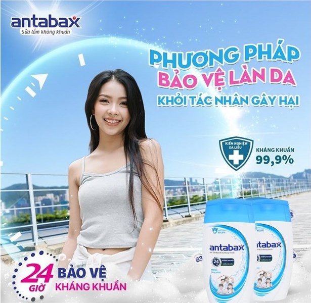 Tăng đề kháng da, bảo vệ sức khỏe gia đình với sữa tắm Antabax