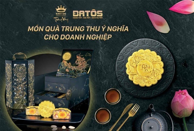Bộ sưu tập Trăng Vàng Black & Gold cao cấp hộp sơn mài