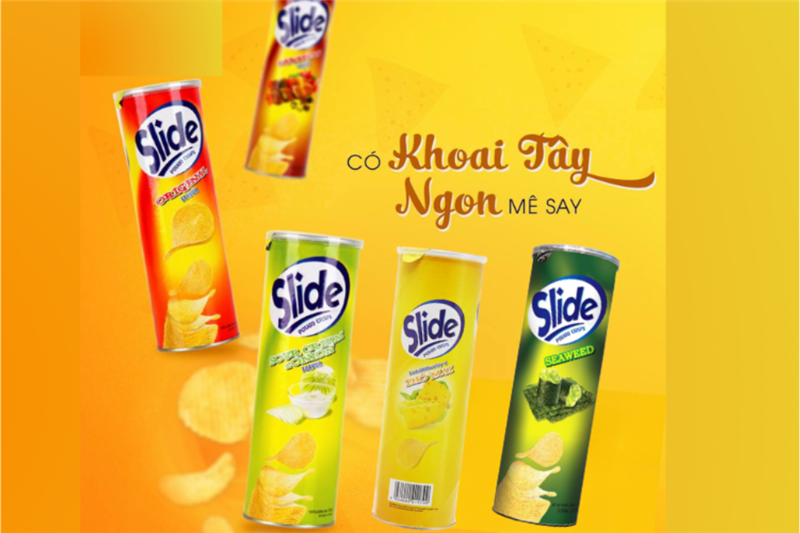 Thử ngay snack khoai tây giòn tan đến từ Slide