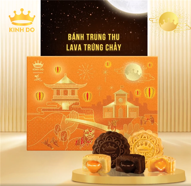 Top 3 loại bánh trung thu trứng chảy Kinh Đô được yêu thích nhất