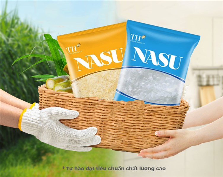 Đường phèn TH Nasu nguyên liệu mía sạch từ tự nhiên