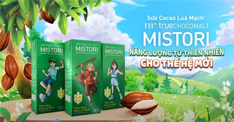 Nạp năng lượng mỗi ngày với sữa cacao lúa mạch TH True Chocomalt Mister