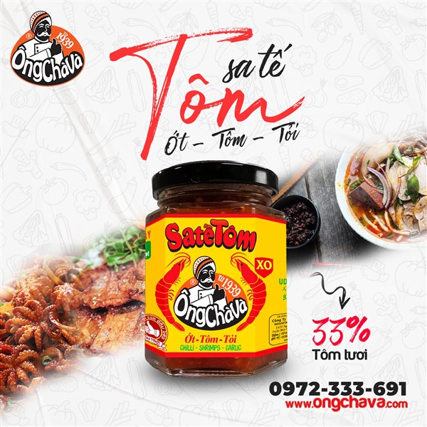 Chế biến vạn món ăn cay ngon với sa tế Ông Chà Và