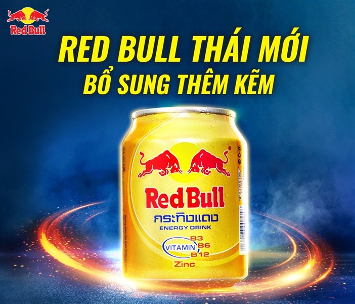 Khám phá nước tăng lực Redbull Zic Thái Lan mới