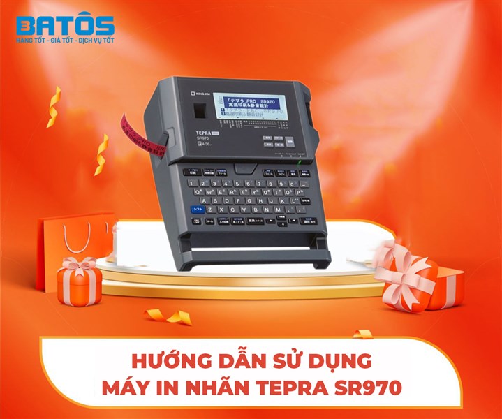 Hướng dẫn sử dụng máy in nhãn Tepra SR970