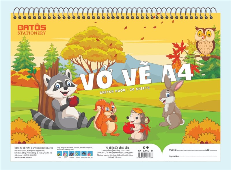 Chinh phục nghệ thuật với vở tập vẽ A4 cho bé sáng tạo