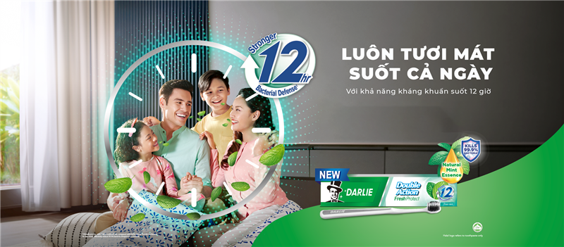 Nụ cười tươi tắn đón xuân Canh Thìn cùng kem đánh răng Darlie