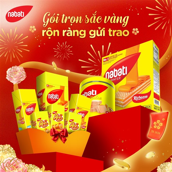 Tết đã có Nabati phô mai đậm vị, vui ngon hết ý!