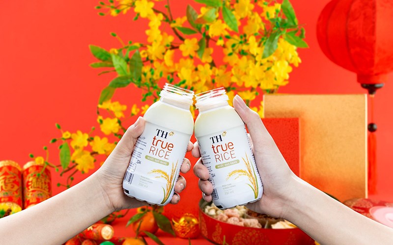 Nạp năng lượng xanh dồi dào mỗi ngày cùng sữa TH Rice gạo rang