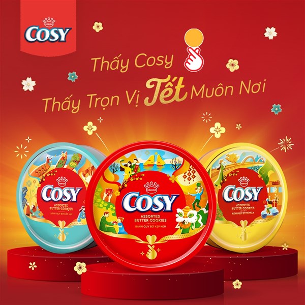 Đón xuân ấm áp với bánh cosy - Sự lựa chọn ngọt ngào cho ngày Tết