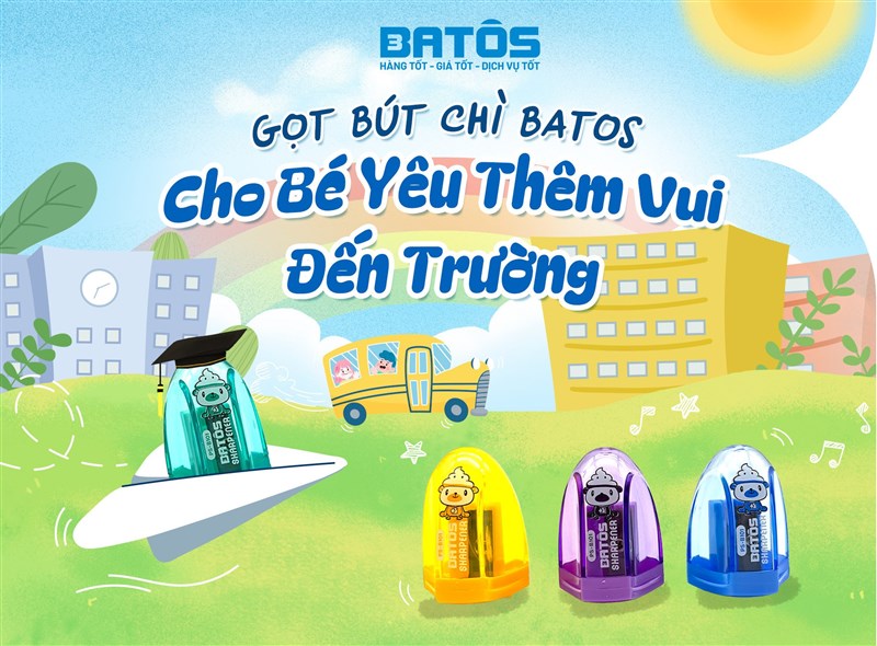  Batos ra mắt sản phẩm mới "gọt bút chì" đánh thức sự sáng tạo 