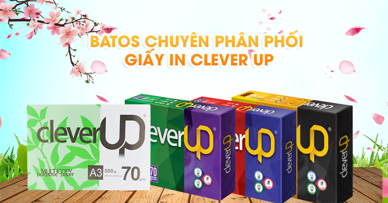 Khám phá chất lượng vượt trội với giấy in/photocopy Clever Up