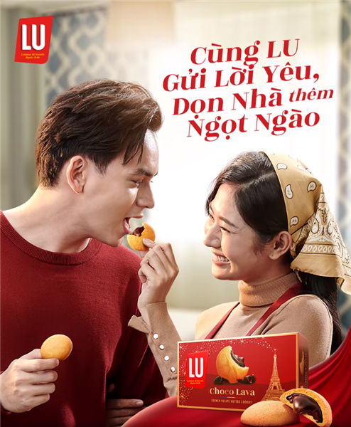 Bánh quy LU - Sự kết hợp hoàn hảo của bơ và nhân socola