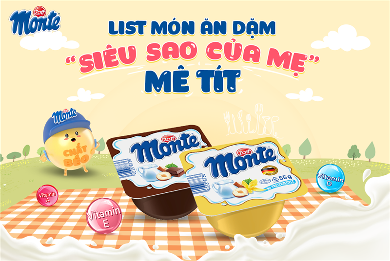 Váng sữa Monte - Nguồn dinh dưỡng thơm ngon cho cả gia đình