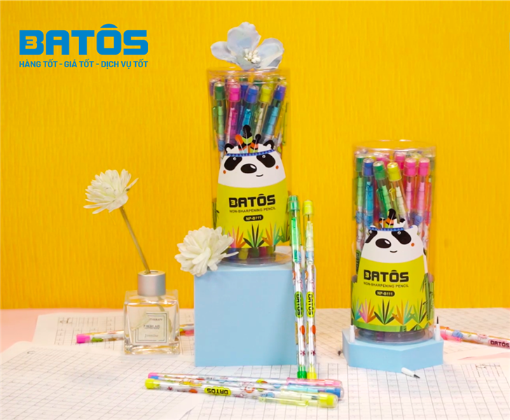 Thỏa sức sáng tạo với bút chì khúc Batos chất lượng cao