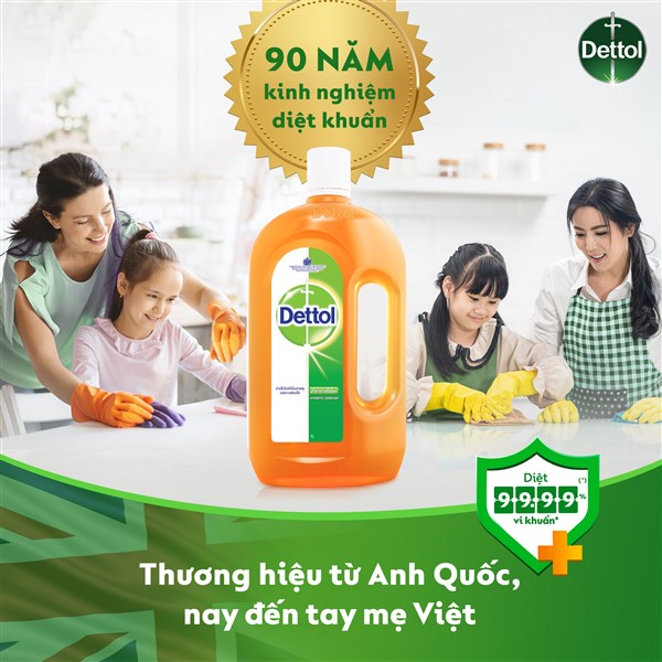Dettol - Giải pháp tẩy rửa thông minh cho ngôi nhà của bạn