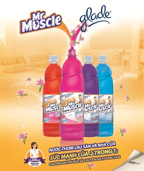 Không gian thơm mát nhờ nước lau sàn hương cỏ hoa