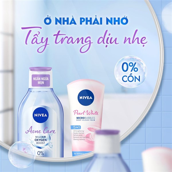 Nước tẩy trang Nivea sạch mềm mịn sáng da