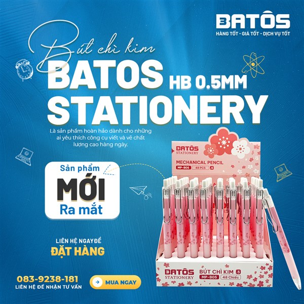 Khơi nguồn cảm hứng với bút chì kim Batos Stationery HB