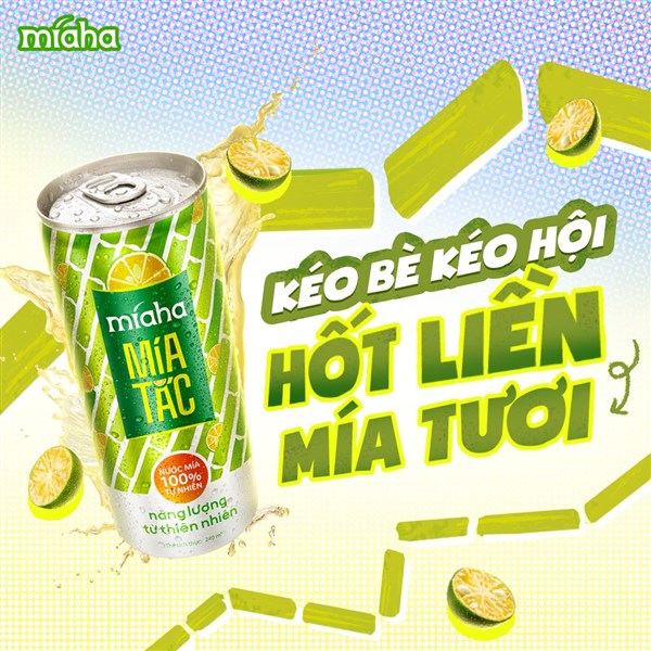 Tại sao nên thử nước mía đóng lon Míaha trong mùa hè này?