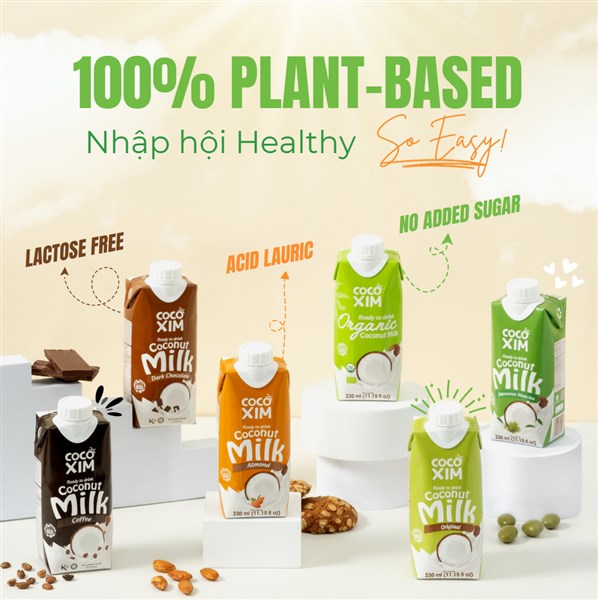 Cocoxim – Sữa dừa hảo hạng với 6 hương vị tươi mới mỗi ngày